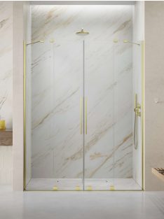   Radaway Furo Brushed Gold DWD szálcsiszolt arany zuhanyajtó 180 átlátszó