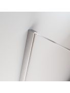 Radaway Furo Brushed Nickel DWD szálcsiszolt króm zuhanyajtó 140 átlátszó