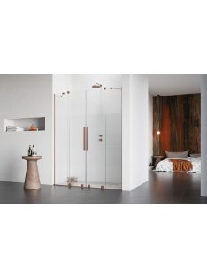   Radaway Furo Brushed Copper DWD szálcsiszolt réz zuhanyajtó 150 átlátszó