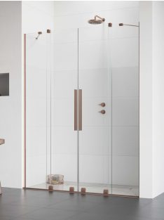   Radaway Furo Brushed Copper DWD szálcsiszolt réz zuhanyajtó 200 átlátszó
