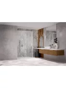 Radaway Idea White KDJ szögletes fehér zuhanykabin 100x80 átlátszó balos