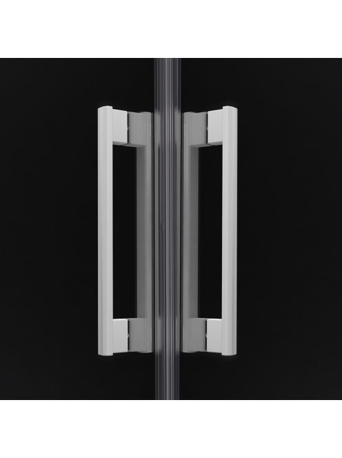 Radaway Idea White KDJ szögletes fehér zuhanykabin 130x100 átlátszó balos