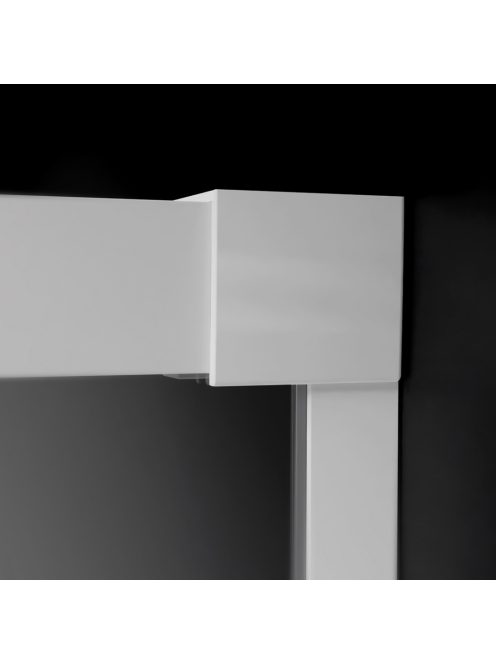 Radaway Idea White KDJ szögletes fehér zuhanykabin 130x100 átlátszó balos