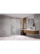 Radaway Idea White KDJ szögletes fehér zuhanykabin 130x100 átlátszó balos