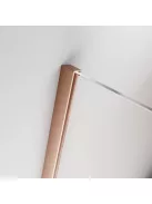 Radaway Furo Brushed Copper KDD szögletes szálcsiszolt réz zuhanykabin 100x110 átlátszó