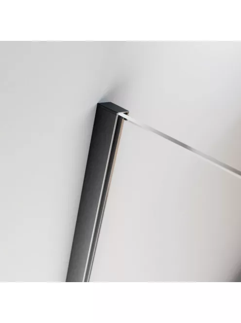 Radaway Furo Brushed GunMetal KDD szögletes szálcsiszolt fegyvermetál zuhanykabin 90x110 átlátszó
