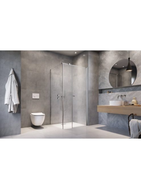 Radaway Eos KDS I szögletes zuhanykabin 140x90 átlátszó jobbos