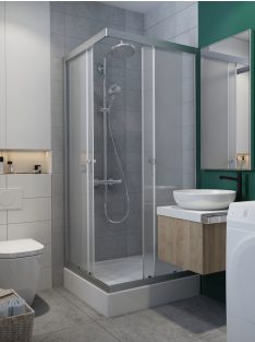 Radaway Projecta C szögletes zuhanykabin 80x80 átlátszó