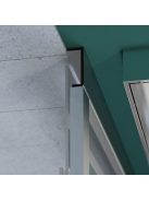 Radaway Projecta C szögletes zuhanykabin 80x80 átlátszó