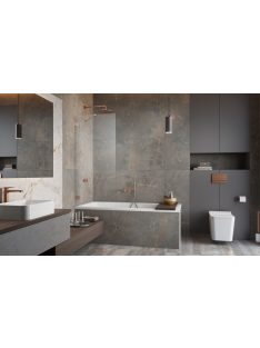   Radaway Essenza Pro Brushed Copper PNJ II szálcsiszolt réz kádparaván 60 átlátszó