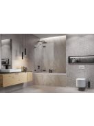 Radaway Essenza Pro Brushed GunMetal PND II szálcsiszolt fegyvermetál kádparaván 110 átlátszó balos